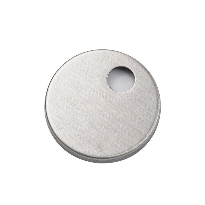 Factory Made Custom Brushed Round Stainless Steel Deep Drawing Parts 