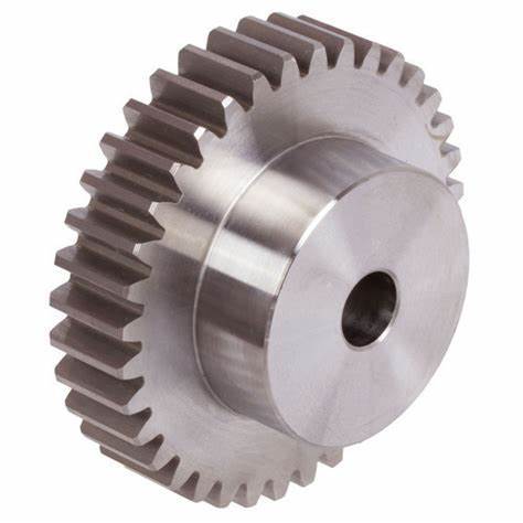 Drawing service cnc turning spur metal steel teeth gear 