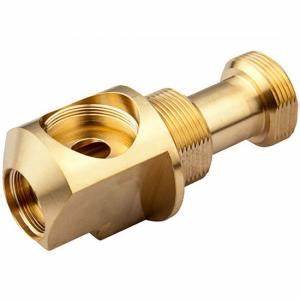 OEM China factory cnc turning custom Metal brass connector 