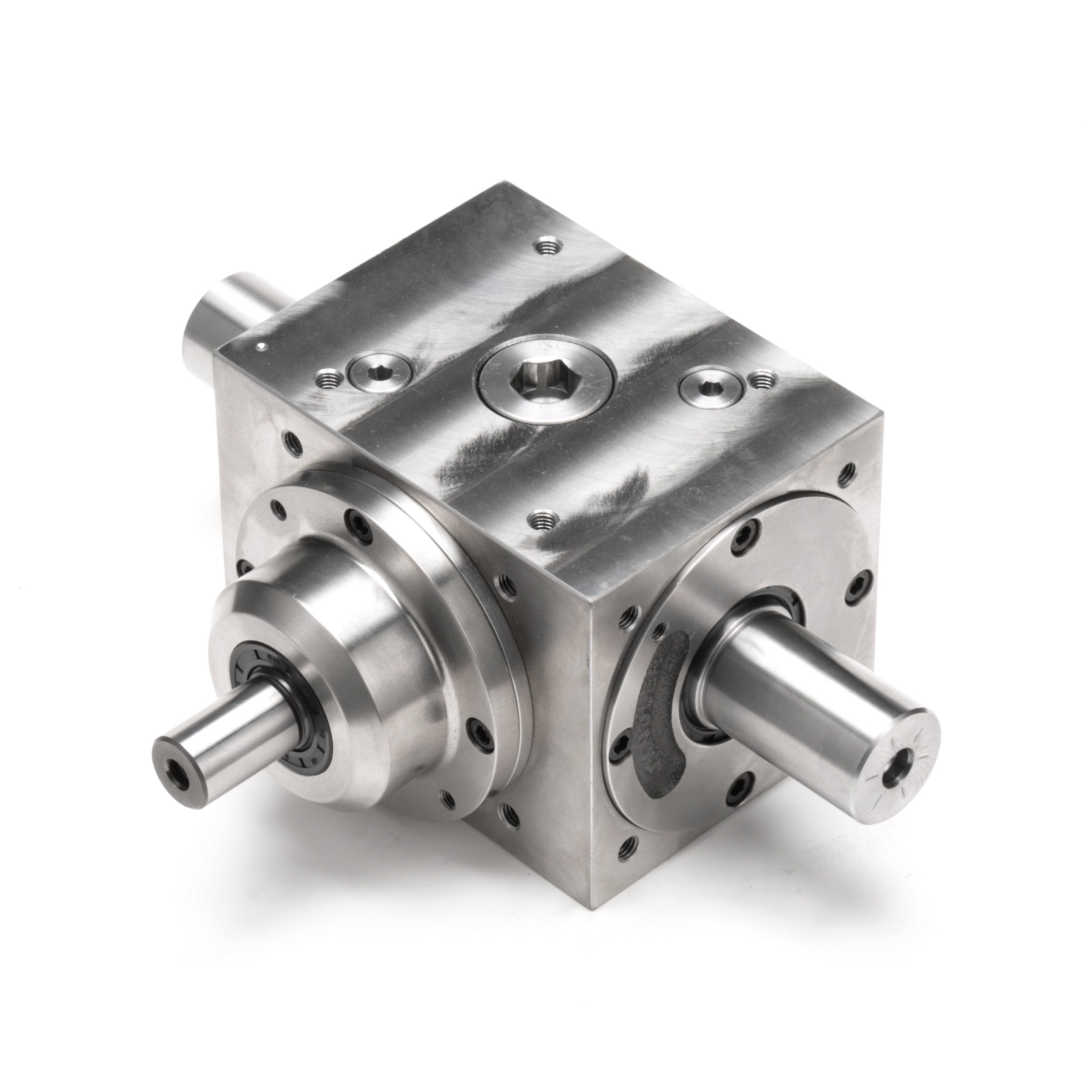 Customized size CNC Machining aluminum steel bevel gearbox 