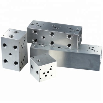 Drawing service CNC Milling parts manifold hydraulic valve block 