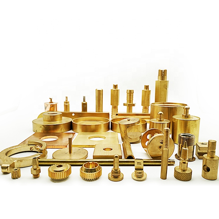 Custom Machining Service CNC Machined Copper Brass Turning Parts